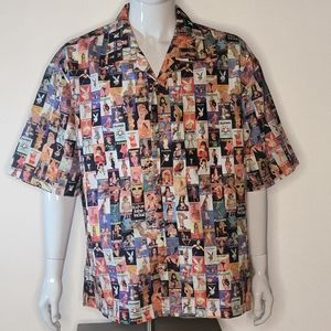 Very unique throwback playboy shirt.